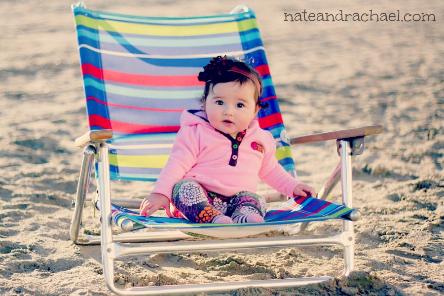 Baby Beach Bum! Tips for taking baby to the beach. 