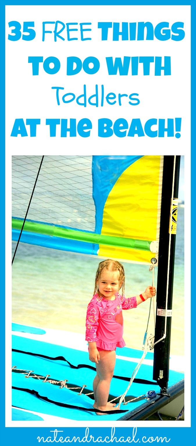 things to do at the beach with a toddler