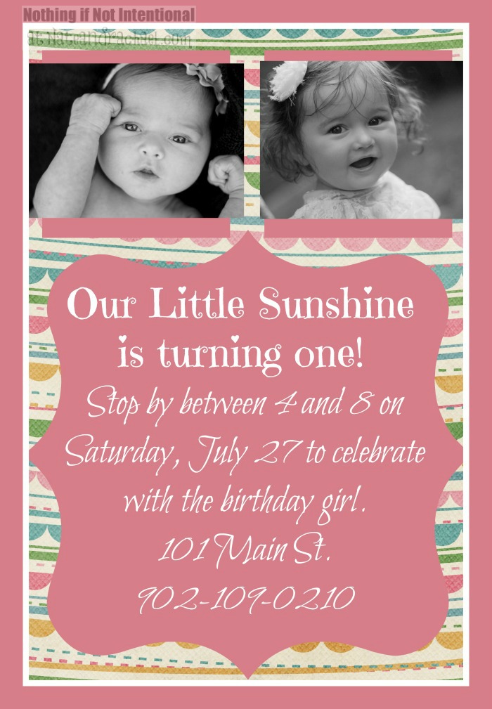 Design your own invitations. (Tutorial) So cute, easy, and frugal! 