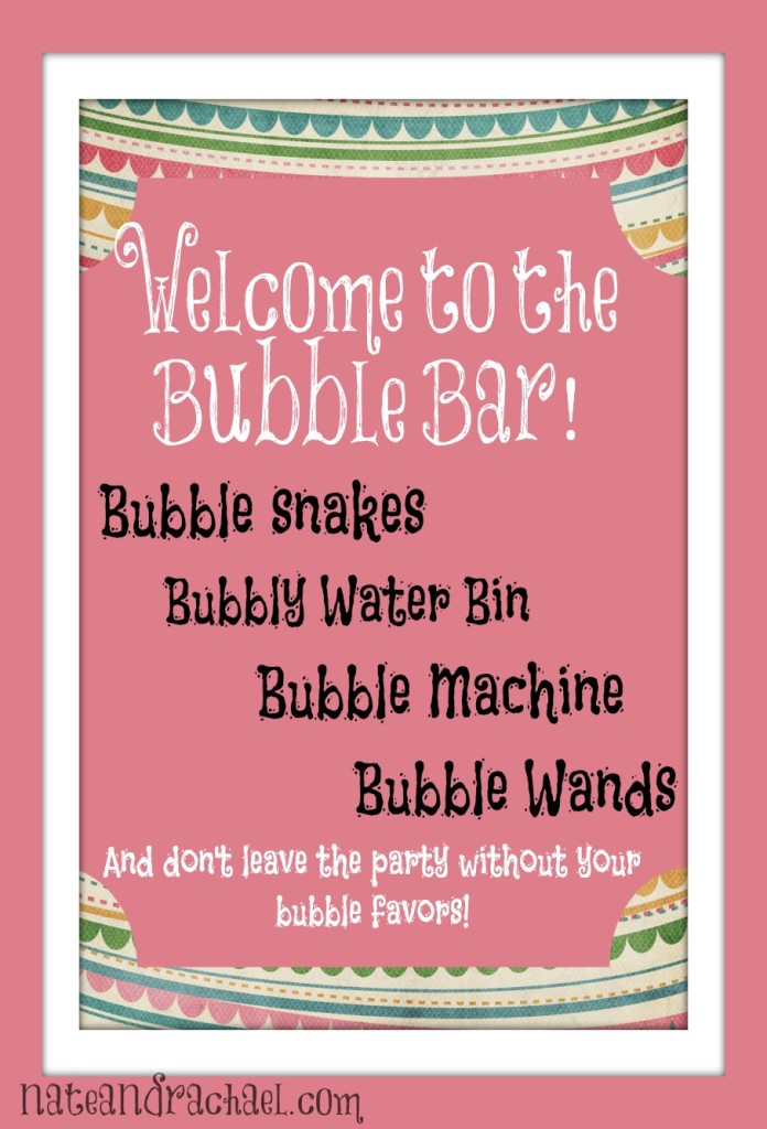 Kids love bubbles! Make your own bubble bar for clean sensory fun at play dates and birthday party. Details and ideas in post. 