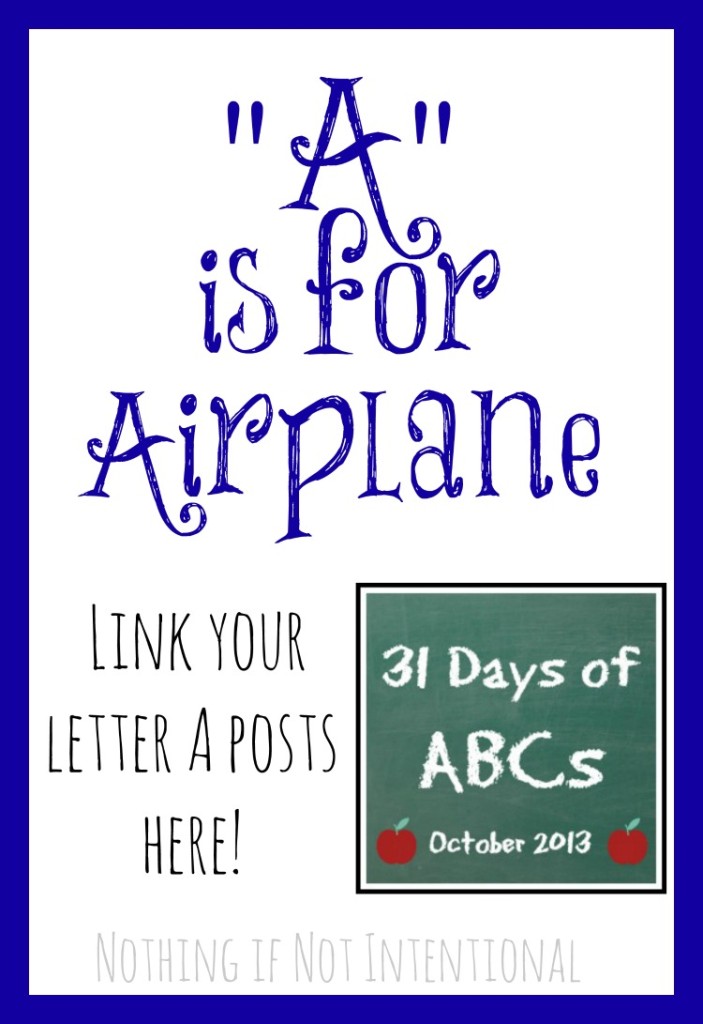 Link your letter A posts! 