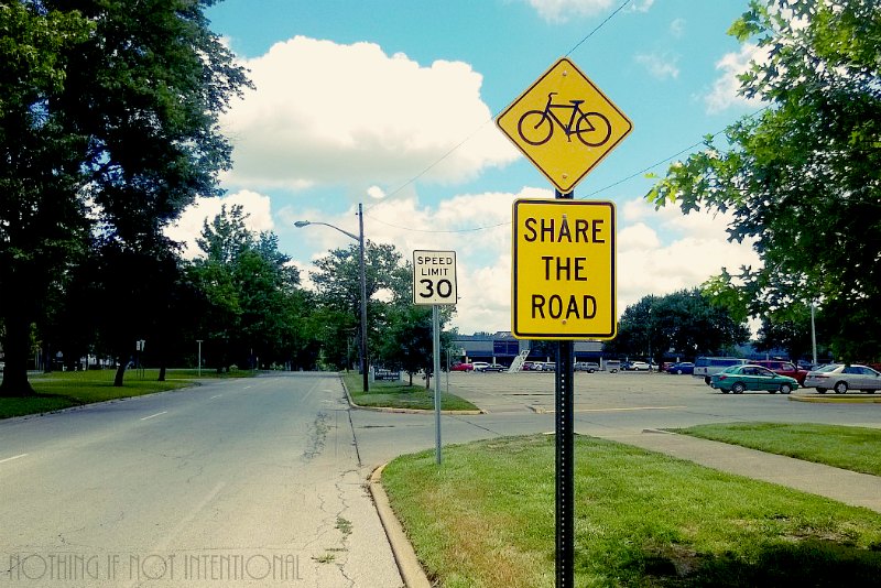 Share the Road--Bike Safety Tips for Kids and Families (Which of these rules are you breaking? We struggle with #3!) 