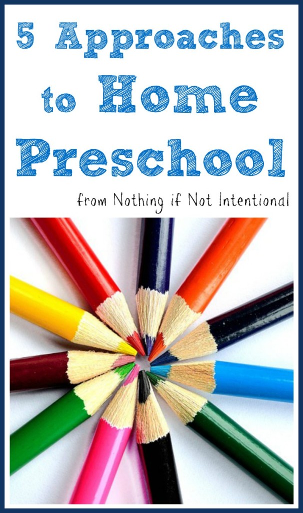 Finding a style of learning that works well for your family and home preschool. 