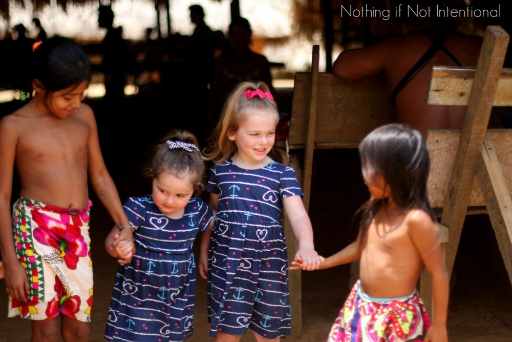 Taking kids to visit an Embera Indian Village in Panama. Things to do in Panama with kids. 