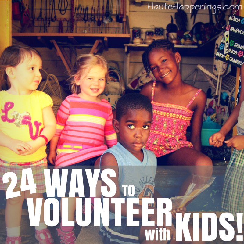 Ideas for Volunteering with Kids