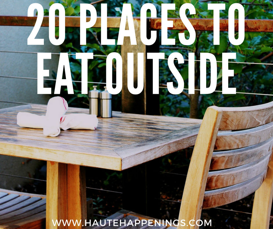 20 places to eat outside in Terre Haute