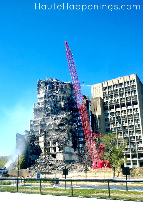 Indiana State University and the demolition of the Statesman Towers 