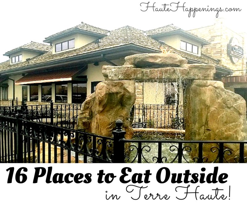 Places to eat outside in Terre Haute with kids! 