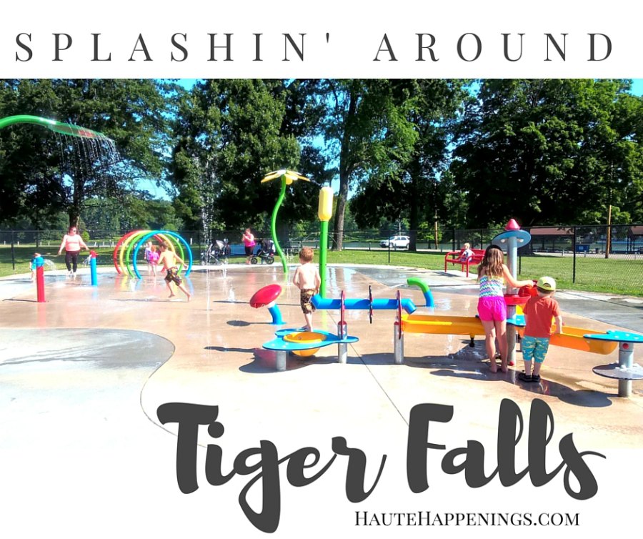 Splashin' Around Tiger Falls Splash Park in Paris, Illinois! 