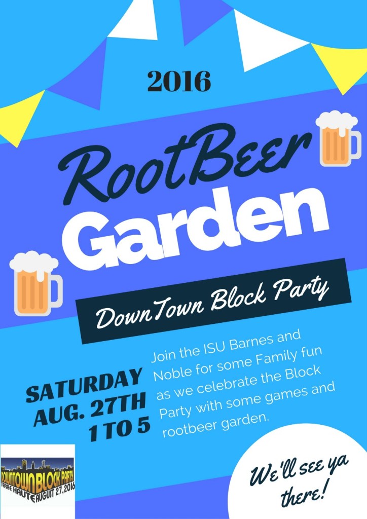 Root Beer Garden at the Downtown Terre Haute Block Party