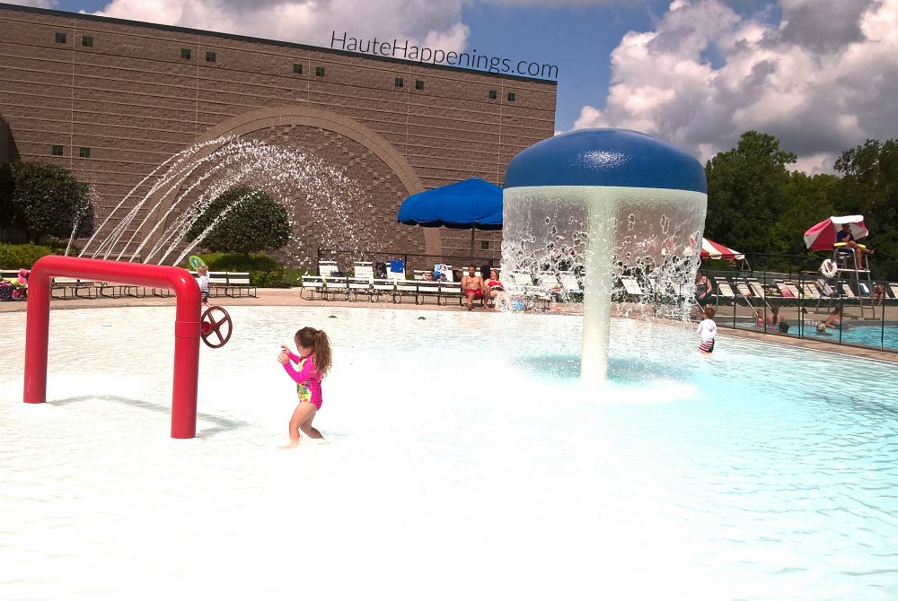 Wading pool at YMCA in Fishers, Indiana