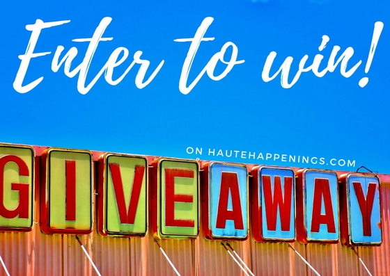 Giveaways offered by HauteHappenings.com