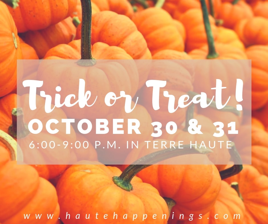 Trick or Treat Times in Terre Haute