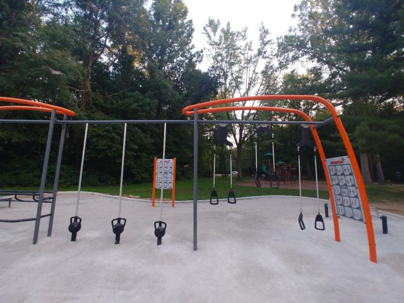 FREE outdoor exercise equipment added to Hawthorn Park and Prairie