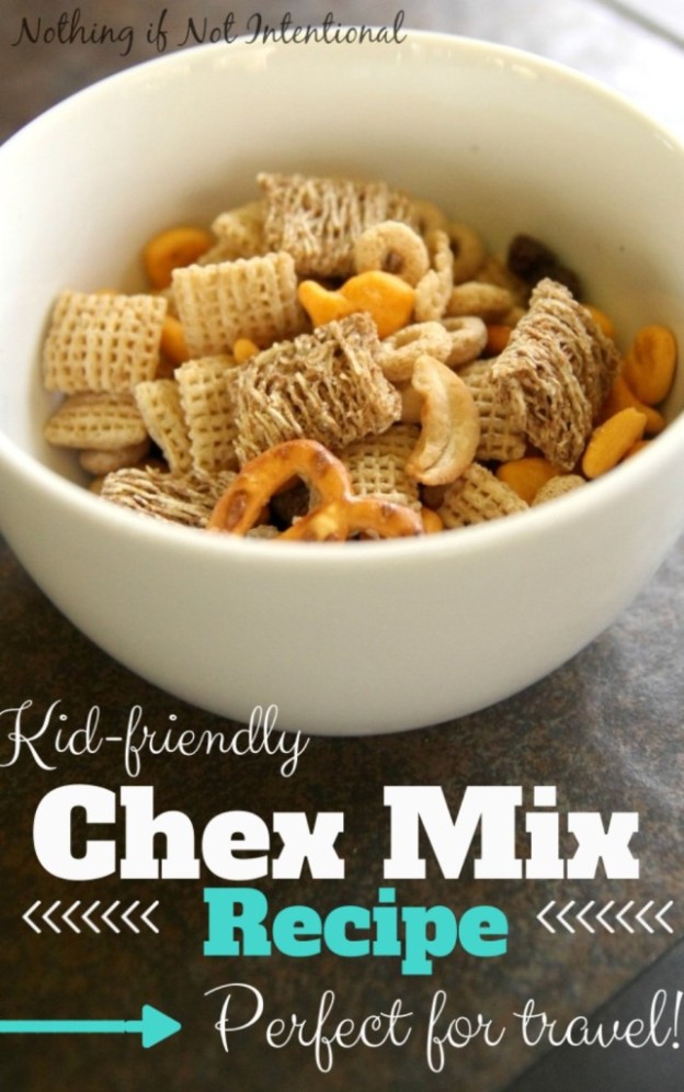 KidFriendly Chex Mix RecipePerfect for Travel! Haute Happenings 2